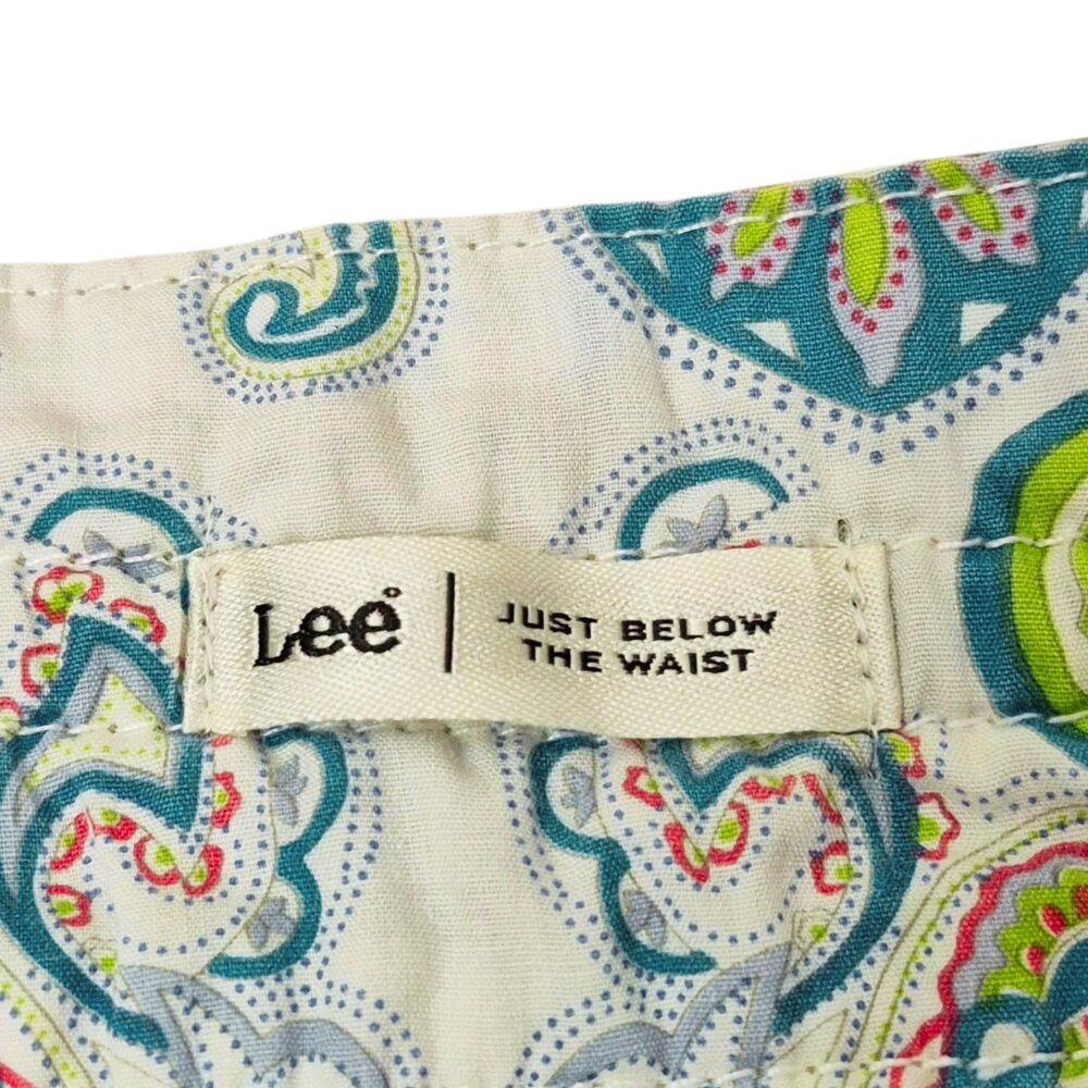 Vintage Lee Just Below The Waist Light Green Capri Pants, Stretch, Women's 10M - Picture 6 of 11